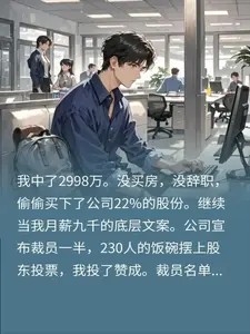 中奖三千万买下公司后，我被列入裁员名单